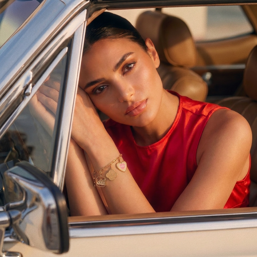 Habiba 18K gold bracelet worn out in the world, every day